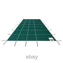 VEVOR Pool Safety Cover Inground Pool Cover 18x42ft, Rectangle Safety Pool Cover