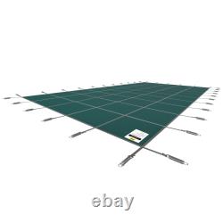 VEVOR Safety Pool Cover Inground Pool 16x32 18x36 40x20 Optional Center End Step
