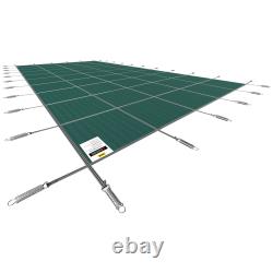 VEVOR Safety Pool Cover Inground Pool 16x32 18x36 40x20 Optional Center End Step