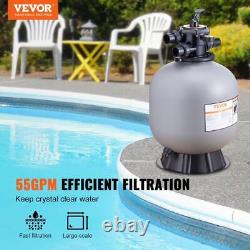 VEVOR Sand Built Tough 22 Sand Filter In-Ground Swimming Pool with 7-Way Valve