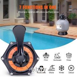 VEVOR Sand Built Tough 22 Sand Filter In-Ground Swimming Pool with 7-Way Valve