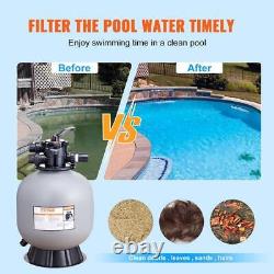 VEVOR Sand Built Tough 22 Sand Filter In-Ground Swimming Pool with 7-Way Valve