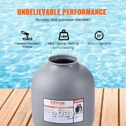 VEVOR Sand Filter 16 Above Inground Swimming Pool Sand Filter with 7-Way Valve