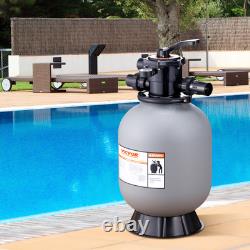 VEVOR Sand Filter 16 Above Inground Swimming Pool Sand Filter with 7-Way Valve