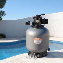 VEVOR Sand Filter 18 in Above Inground Swimming Pool Sand Filter 7-Way Valve