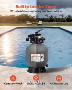 VEVOR Sand Filter 18 in Above Inground Swimming Pool Sand Filter 7-Way Valve