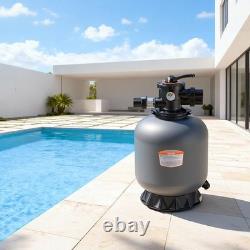 VEVOR Sand Filter 18 in Above Inground Swimming Pool Sand Filter 7-Way Valve