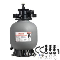 VEVOR Sand Filter 18 in Above Inground Swimming Pool Sand Filter 7-Way Valve