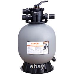 VEVOR Sand Filter 19 Above Inground Swimming Pool Sand Filter with 7-Way Valve