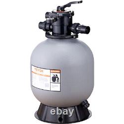 VEVOR Sand Filter 19 Above Inground Swimming Pool Sand Filter with 7-Way Valve