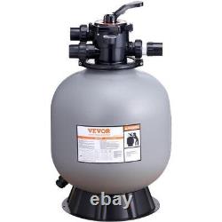 VEVOR Sand Filter 22 Above Inground Swimming Pool Sand Filter with 7-Way Valve