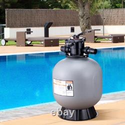 VEVOR Sand Filter 22 Above Inground Swimming Pool Sand Filter with 7-Way Valve