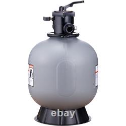 VEVOR Sand Filter 22 Above Inground Swimming Pool Sand Filter with 7-Way Valve