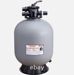 VEVOR Sand Filter 24 Above Inground Swimming Pool Sand Filter with 7-Way Valve