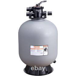 VEVOR Sand Filter 24 Above Inground Swimming Pool Sand Filter with 7-Way Valve