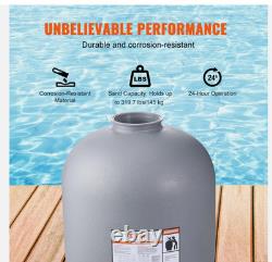 VEVOR Sand Filter 24 Above Inground Swimming Pool Sand Filter with 7-Way Valve