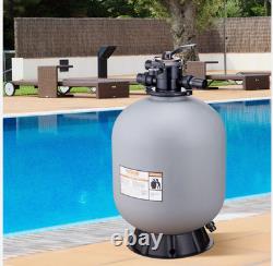 VEVOR Sand Filter 24 Above Inground Swimming Pool Sand Filter with 7-Way Valve