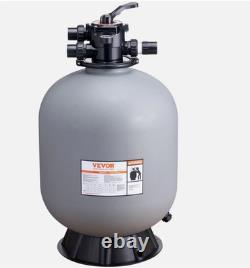 VEVOR Sand Filter 24 Above Inground Swimming Pool Sand Filter with 7-Way Valve