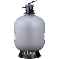 VEVOR Sand Filter 24 Above Inground Swimming Pool Sand Filter with 7-Way Valve