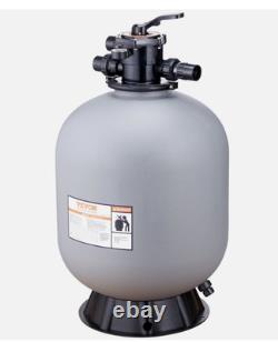 VEVOR Sand Filter 24 Above Inground Swimming Pool Sand Filter with 7-Way Valve