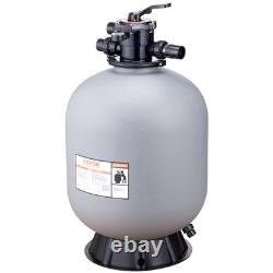 VEVOR Sand Filter 24 Above Inground Swimming Pool Sand Filter with 7-Way Valve