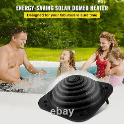 VEVOR Solar Dome Heater Inground/Above Ground Swimming Pool Water Heater Black