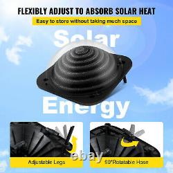 VEVOR Solar Dome Heater Inground/Above Ground Swimming Pool Water Heater Black