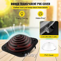 VEVOR Solar Dome Heater Inground/Above Ground Swimming Pool Water Heater Black