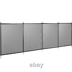 VEVOR Swimming Pool Fences 4PC 4x12' In-Ground Security Fence Prevent Accidental