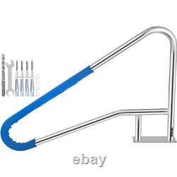 VEVOR Swimming Pool Handrail 55x32 304 Stainless Steel Inground Grab Hand Rail