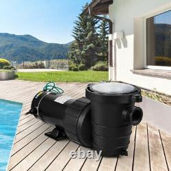 VEVOR Swimming Pool Pump 1HP Pool Pump with Strainer 110V 5220GPH In/Above Ground