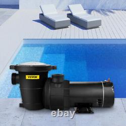 VEVOR Swimming Pool Pump 2 HP 90 GPH In/Above Ground Pool Pump with Strainer