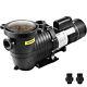 Vevor Swimming Pool Pump 2hp 2-speed Filter Pump Withstrainer For In/above Ground