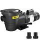 Vevor Swimming Pool Pump In/above Ground Pool Pump 1.5 Hp 90 Gpm With Strainer