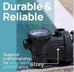 VIDAPOOL 1.5HP In/Above Ground Swimming Pool Pump 115V Single Speed, 7350 GPH