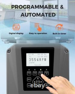 Varpoolfaye 2.5HP Inground Swimming Pool Pump Variable Speed Energy Saving 240v Varpoolfaye 2.5HP Inground Swimming Pool Pump Variable Speed Energy Saving 240v