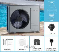 Varpoolfaye 240V Inground Heat Pump Swimming Pool and Spa Heater 35100 BTU