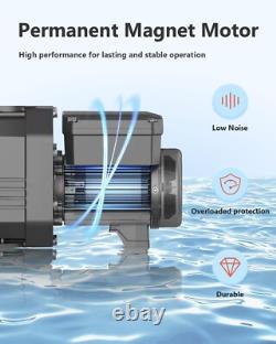 Varpoolfaye 3HP Var Speed Pump 240V Inground Variable Speed Swimming Pool Pump
