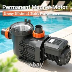 Varpoolfaye 3HP Var Speed Pump 240V Inground Variable Speed Swimming Pool Pump