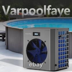 Varpoolfaye Swimming Pool Heat Pump Heater 16000 BTU for Above Ground Pools 120V