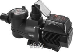 Vevor 1.5Hp Variable Speed Pool Pump 220V 132 Gpm Wifi App Control Timer