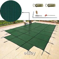 Vevor Winter Swimming Pool Safety Cover 18X36 FTCover Mesh In-Ground