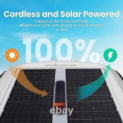 Vidapool Solar Pool Skimmer Robot Automatic Surface Cleaner 10L Basket White