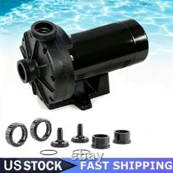W36060 3/4 HP Booster Pump For Inground Swimming Pools Pressure Cleaner Black