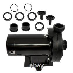 W36060 3/4 HP Booster Pump For Inground Swimming Pools Pressure Cleaner Black