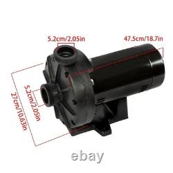 W36060 3/4 HP Booster Pump For Inground Swimming Pools Pressure Cleaner Black