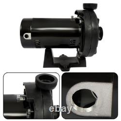 W36060 3/4 HP Booster Pump For Inground Swimming Pools Pressure Cleaner Black