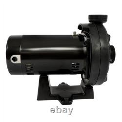 W36060 3/4 HP Booster Pump For Inground Swimming Pools Pressure Cleaner Black
