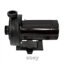 W36060 3/4 HP Booster Pump For Inground Swimming Pools Pressure Cleaner Black