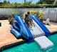 Water Slide For Inground Swimming Pool With Inflatable Landing Pad & Sprayers